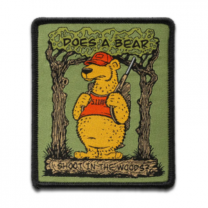 Патч 5.11 DOES A BEAR PATCH - 186 RANGER GREEN