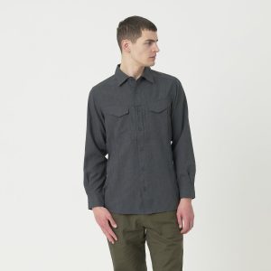 Рубашка Helikon DEFENDER Mk2 GENTLEMAN - Melange Black / Grey