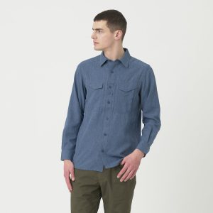 Рубашка Helikon DEFENDER Mk2 GENTLEMAN - Melange Blue