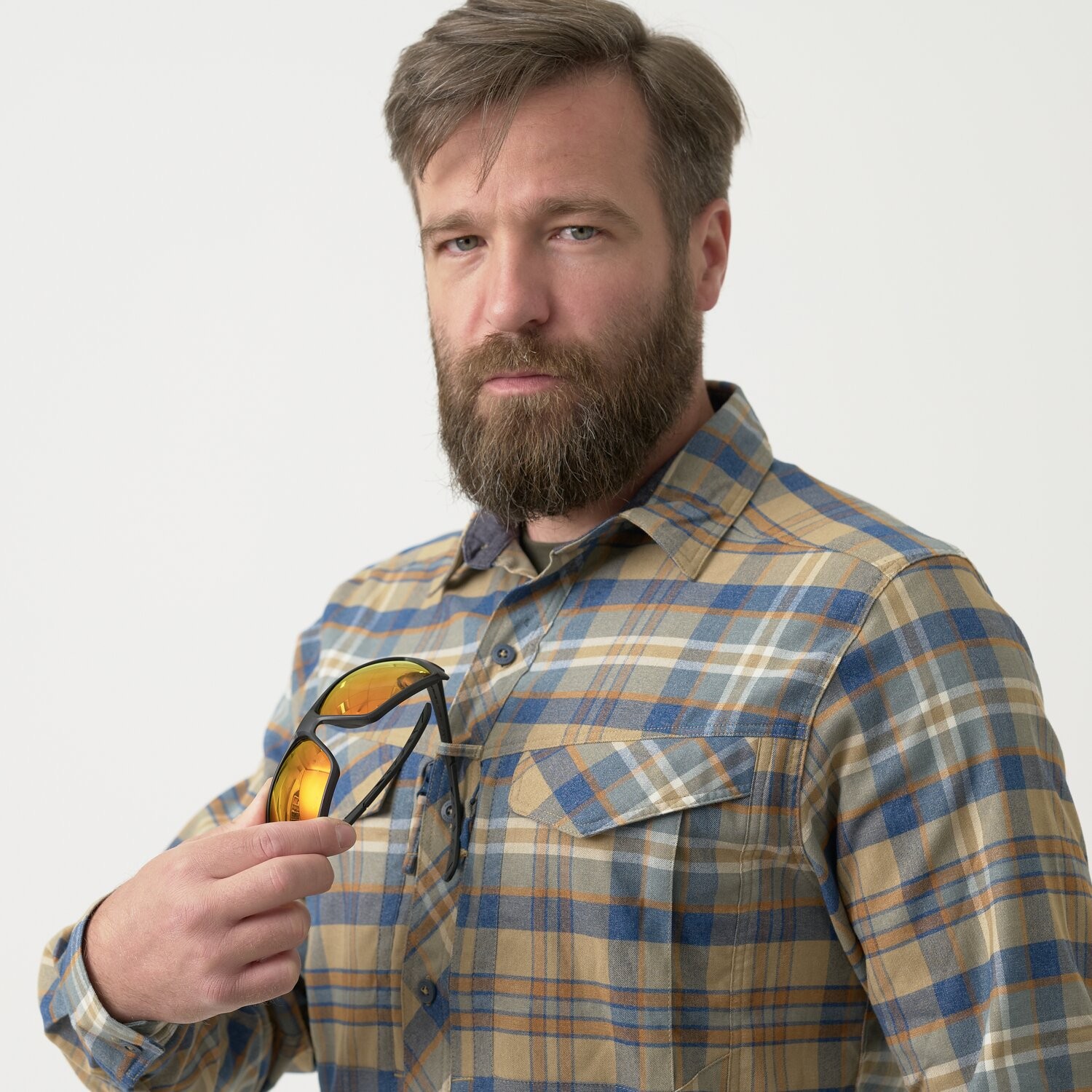 Рубашка Helikon DEFENDER Mk2 PILGRIM - Rust Plaid — изображение 2