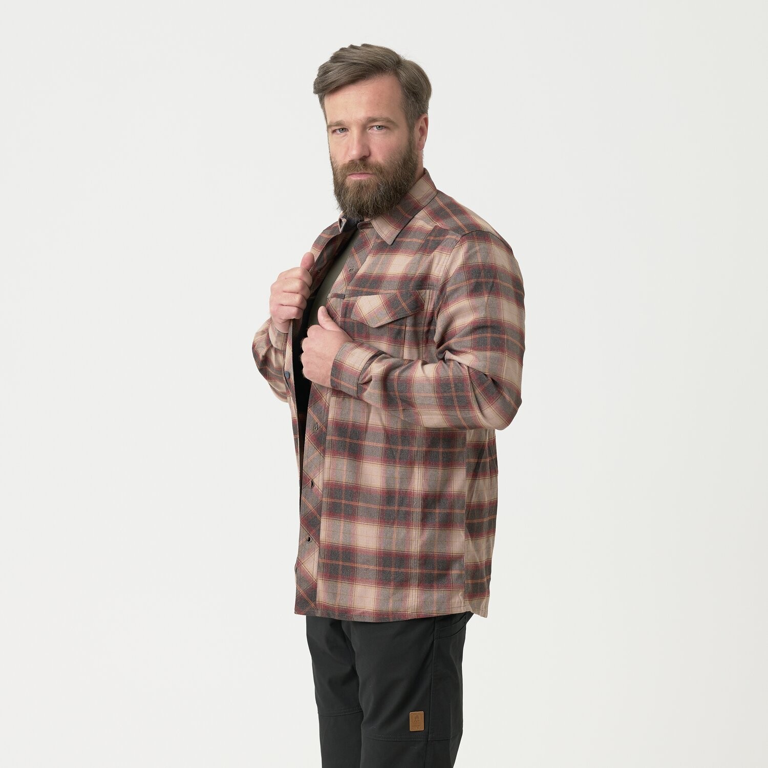 Рубашка Helikon DEFENDER Mk2 PILGRIM - Rust Plaid — изображение 4