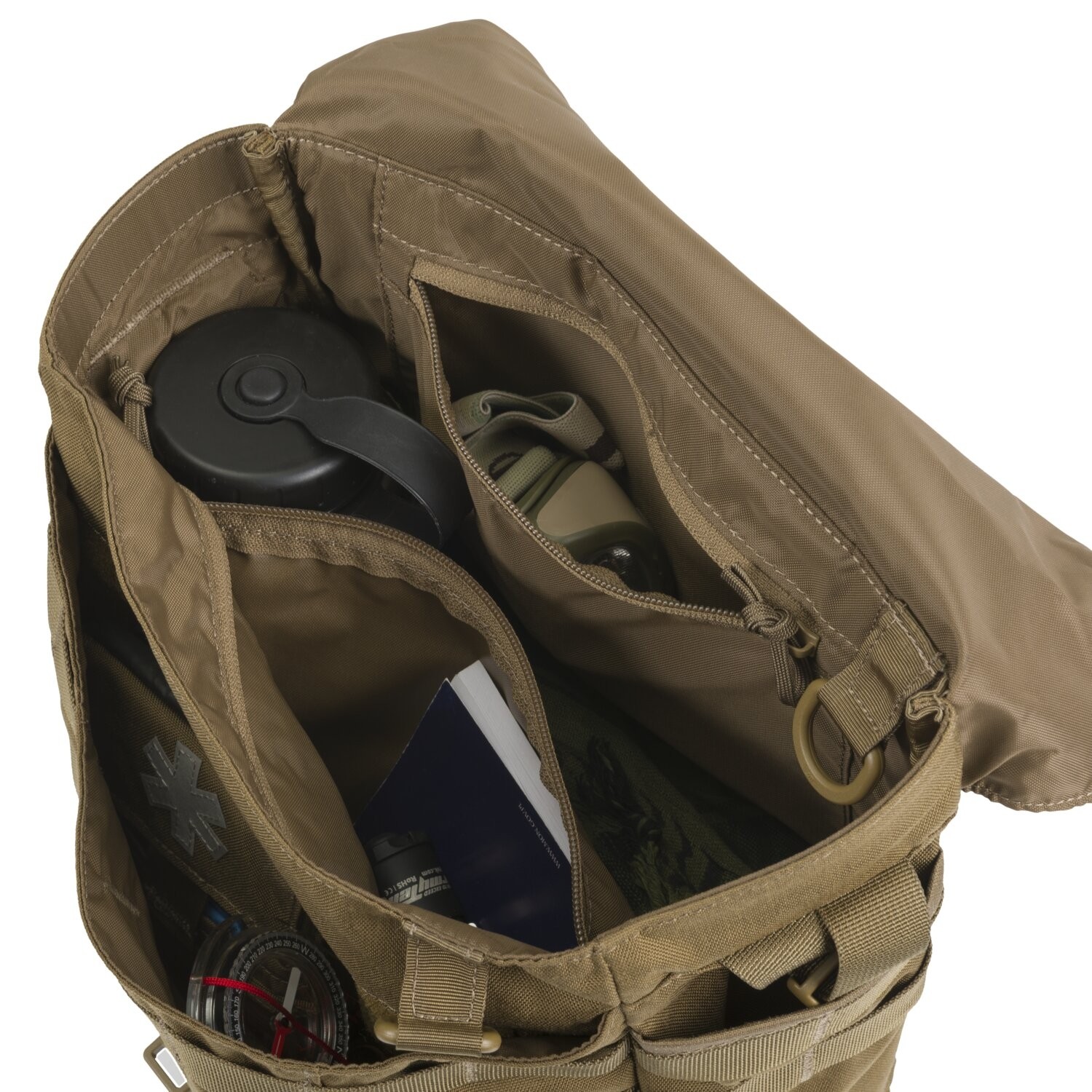 Сумка Helikon Bushcraft Haversack Bag® - Cordura® - Olive Green/Black B — изображение 10