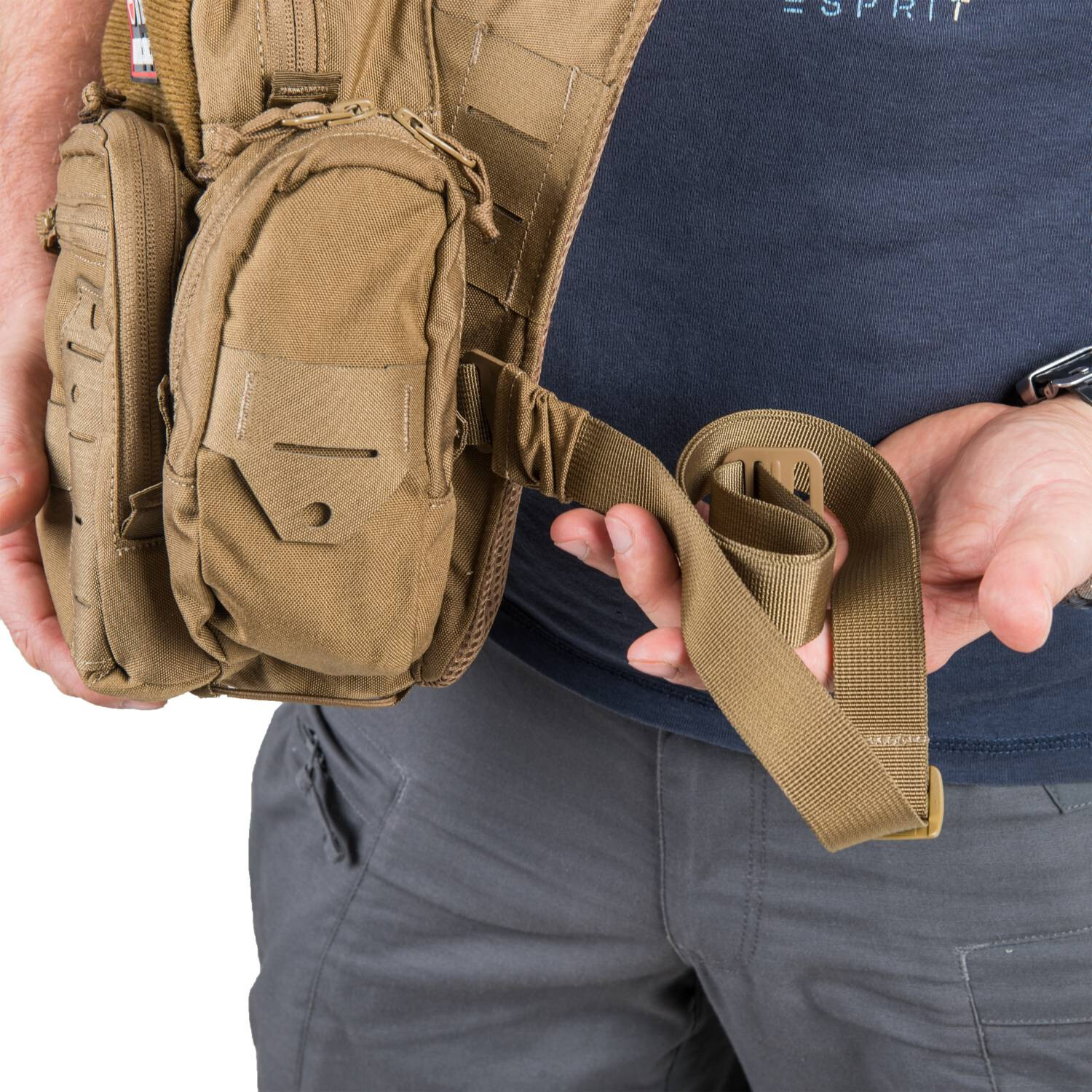 Сумка Helikon Torba EDC SIDE BAG® - Cordura® - Olive Green — изображение 11