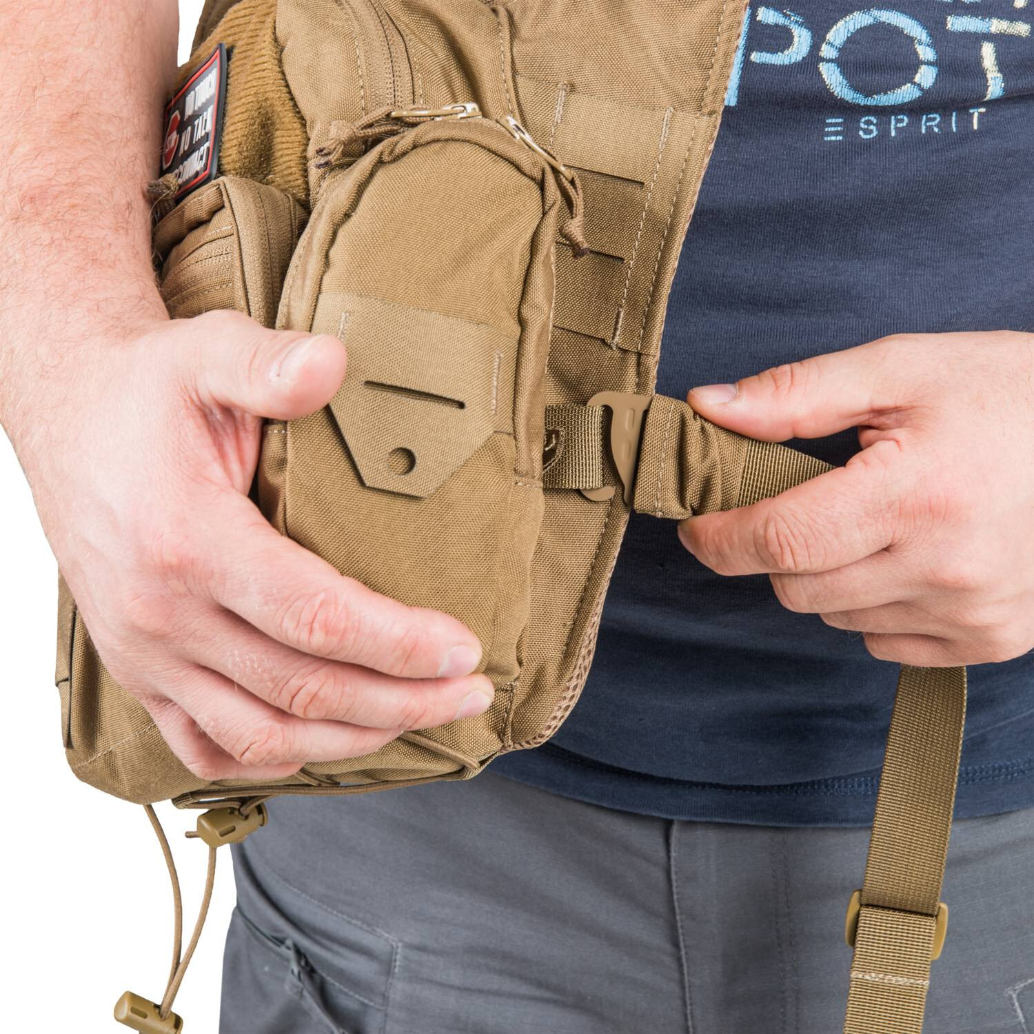 Сумка Helikon Torba EDC SIDE BAG® - Cordura® - Olive Green — изображение 10
