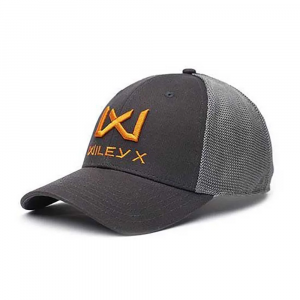 Кепка WILEY-X TRUCKER CAP - DARK GREY / ORANGE WX