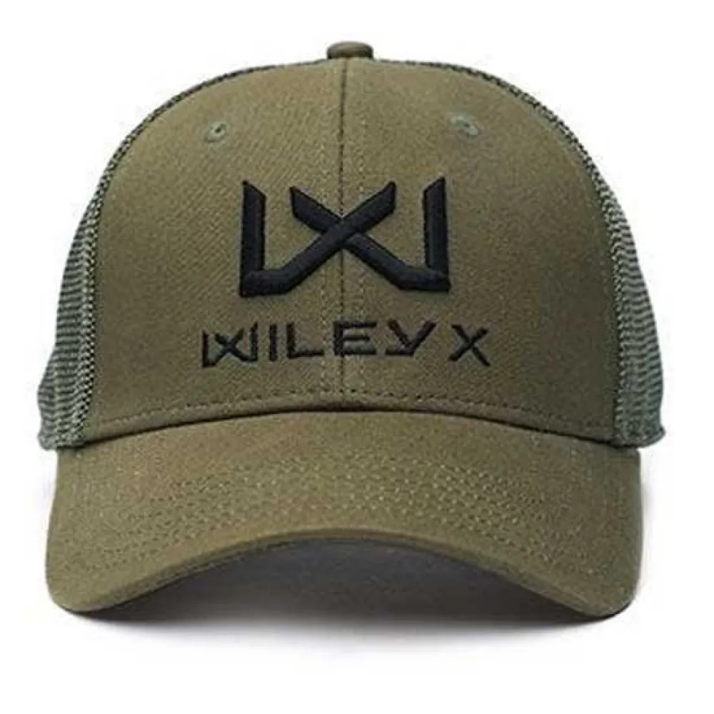 Кепка WILEY-X TRUCKER CAP - OLIVE GREEN / BLACK WX — изображение 3