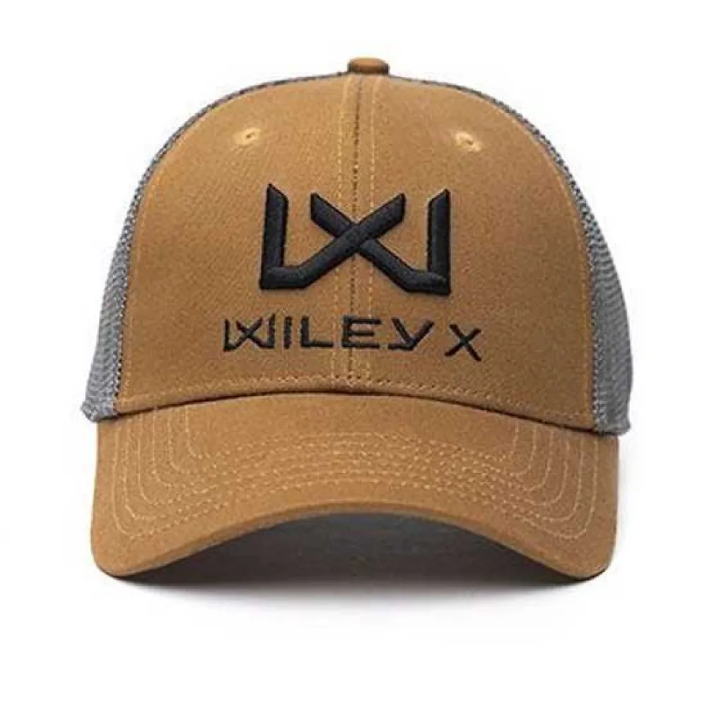 Кепка WILEY-X TRUCKER CAP - TAN / GREY BLACK WX — изображение 3