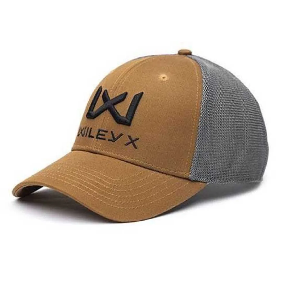 Кепка WILEY-X TRUCKER CAP - TAN / GREY BLACK WX