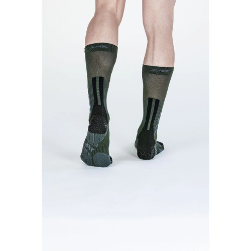 НОСКИ X-BIONIC HIKE EXPERT SILVER CREW - DARK SAGE/BLACK — изображение 3