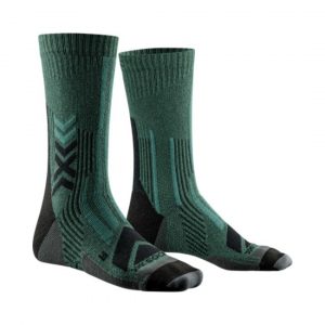 НОСКИ X-BIONIC HIKE PERFORM MERINO CREW - DARK SAGE/BLACK