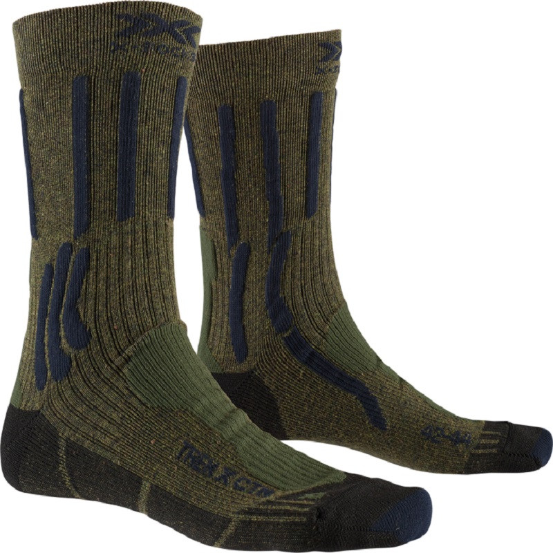 НОСКИ X-BIONIC TREK X CTN - FOREST GREEN/MIDNIGHT BLUE