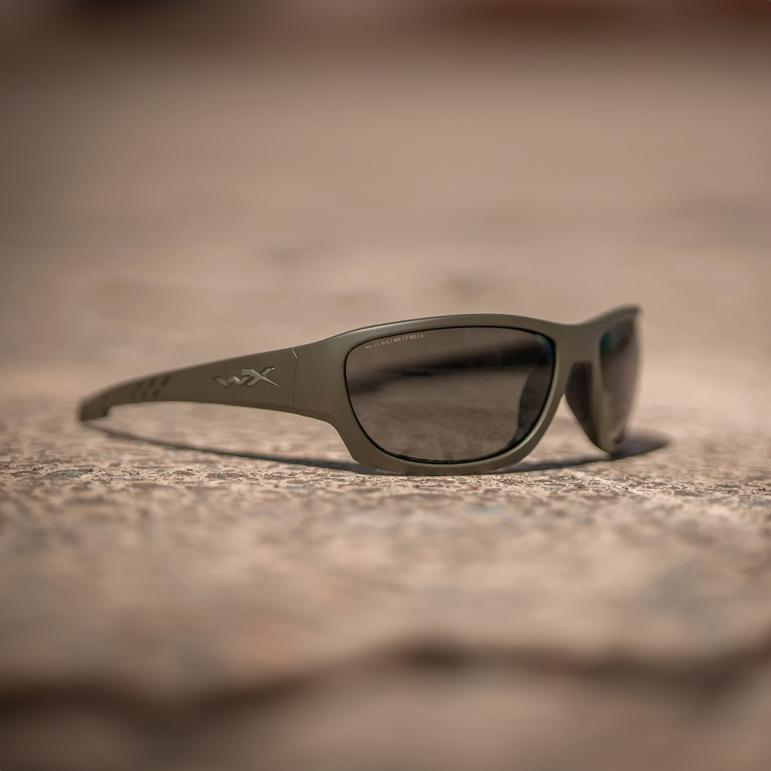 Очки Wiley-X CLIMB OD GREEN FRAME - GREY LENS — изображение 7