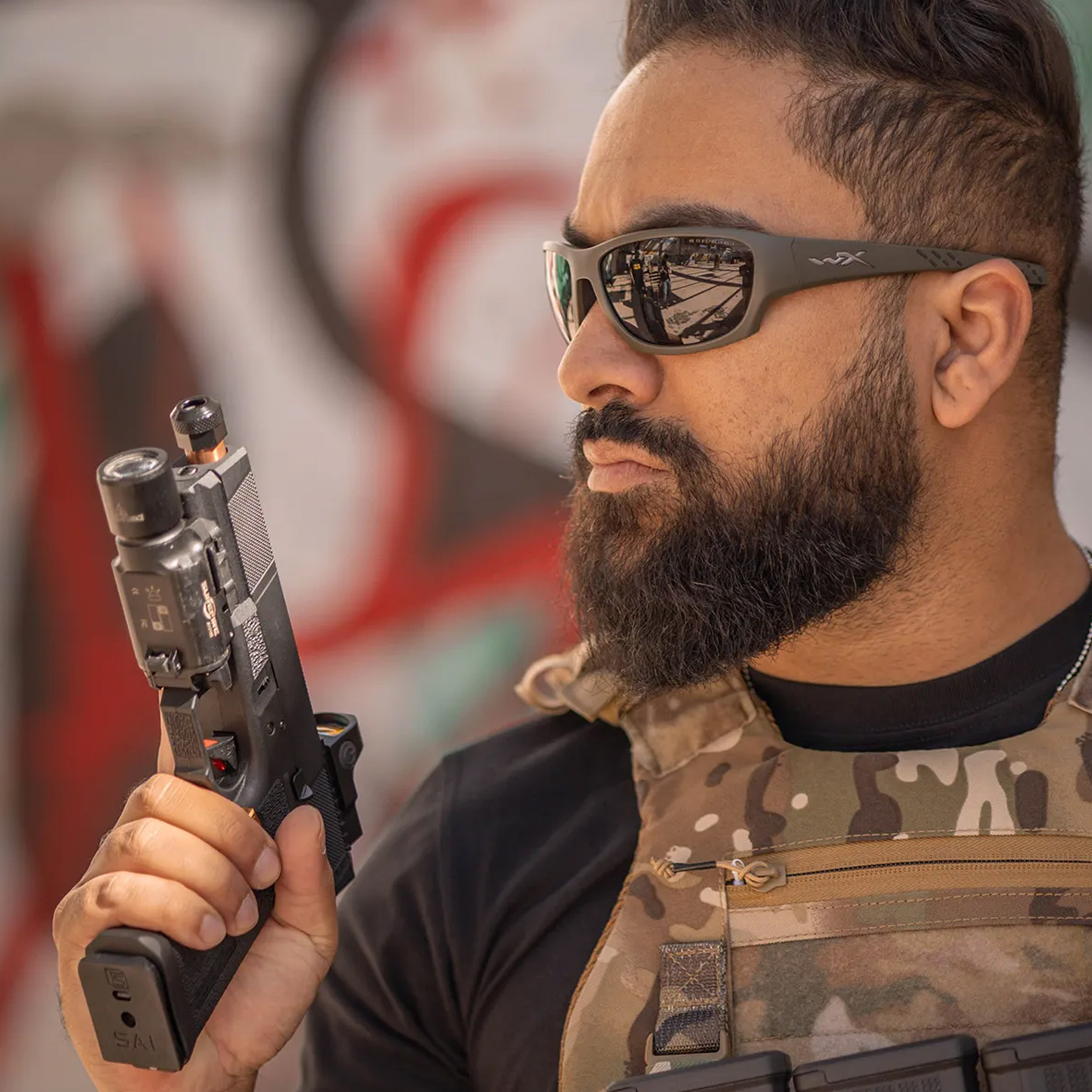Очки Wiley-X CLIMB OD GREEN FRAME - GREY LENS — изображение 8