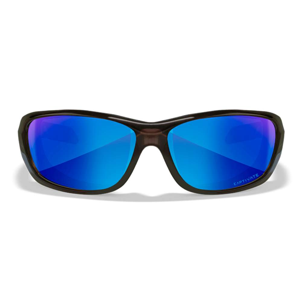 Очки Wiley-X GRAVITY BLACK CRYSTAL FRAME - Captivate Pol Blue Mirror — изображение 2