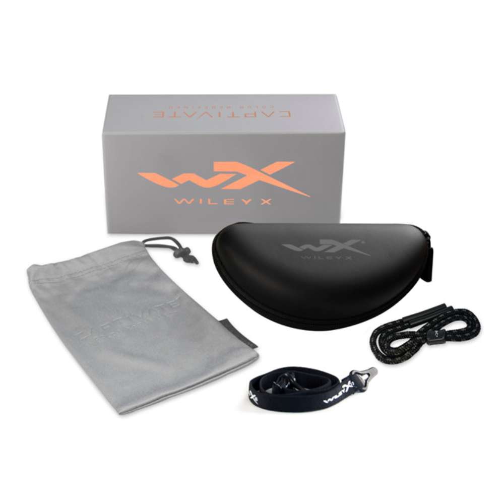Очки Wiley-X GRAVITY BLACK CRYSTAL FRAME - Captivate Pol Blue Mirror — изображение 6