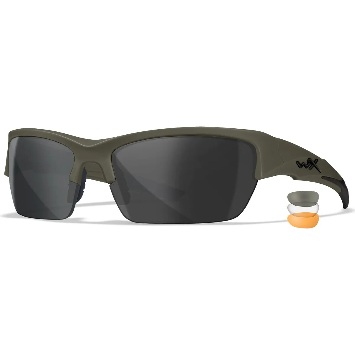 Очки Wiley-X VALOR OD GREEN FRAME - GREY / CLEAR / LIGHT RUST