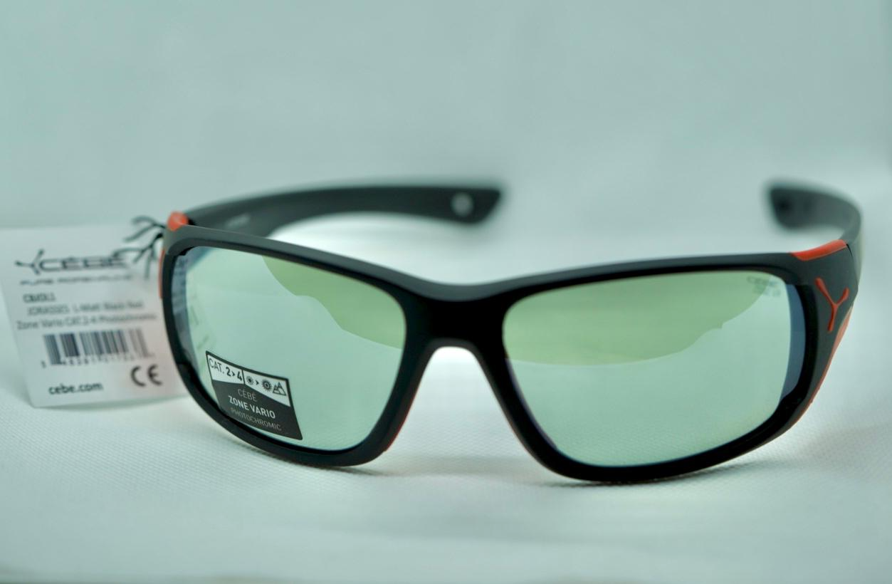 Очки Cebe JORASSES L Matte Black Red - Zone Vario CAT.2-4 Photochromic — изображение 3