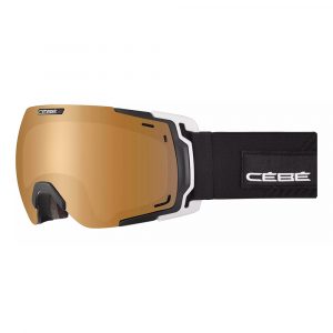 Очки горнолыжные Cebe FATEFUL Matt Black White NXT Vario Perfo Amber Flash Mirror Cat.1-3
