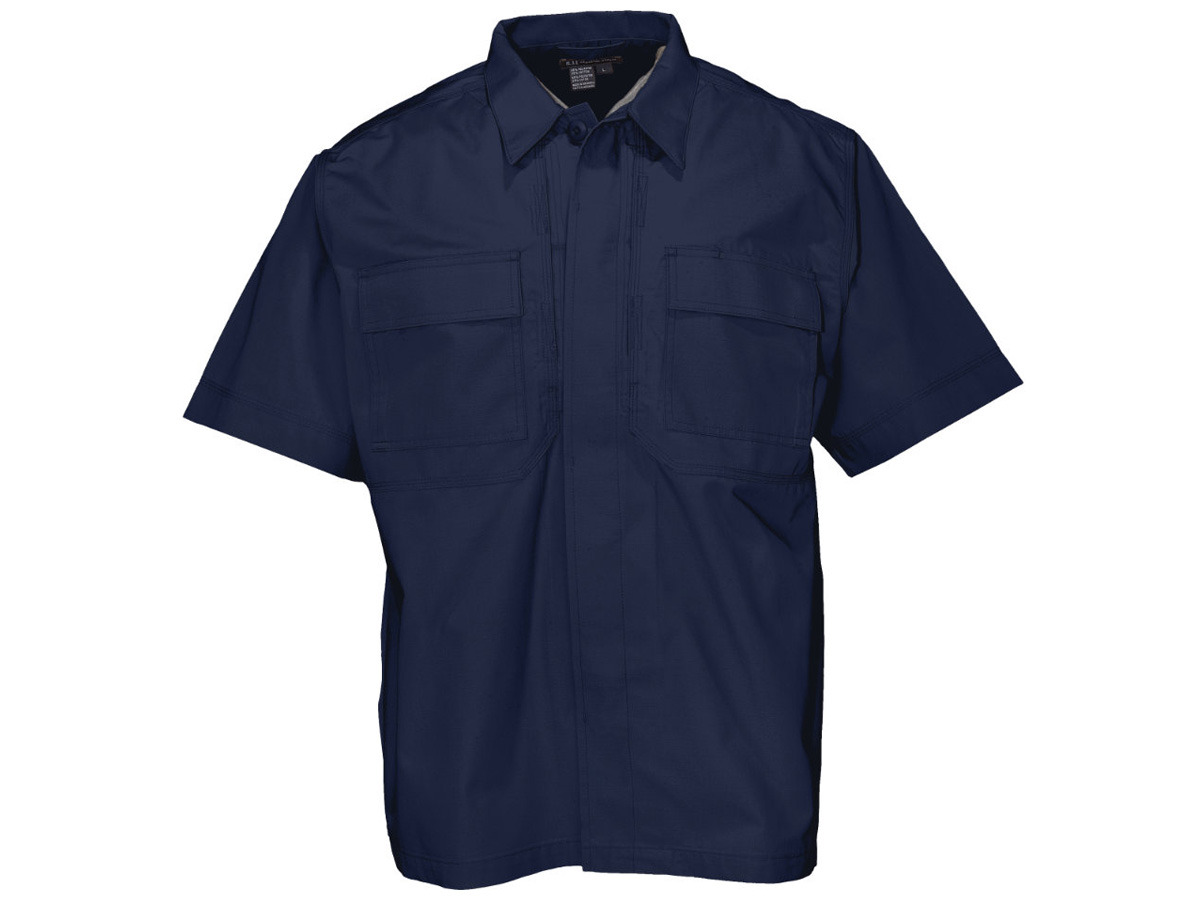 Рубашка 5.11 COTTON TWILL TDU SHIRT - 724 DARK NAVY