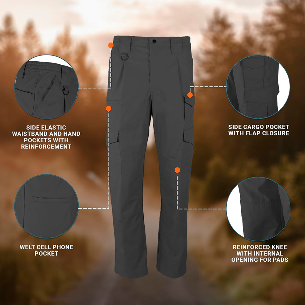Брюки PROPPER Lightweight Men's Tactical Trousers - Ripstop - 015 Charcoal — изображение 15