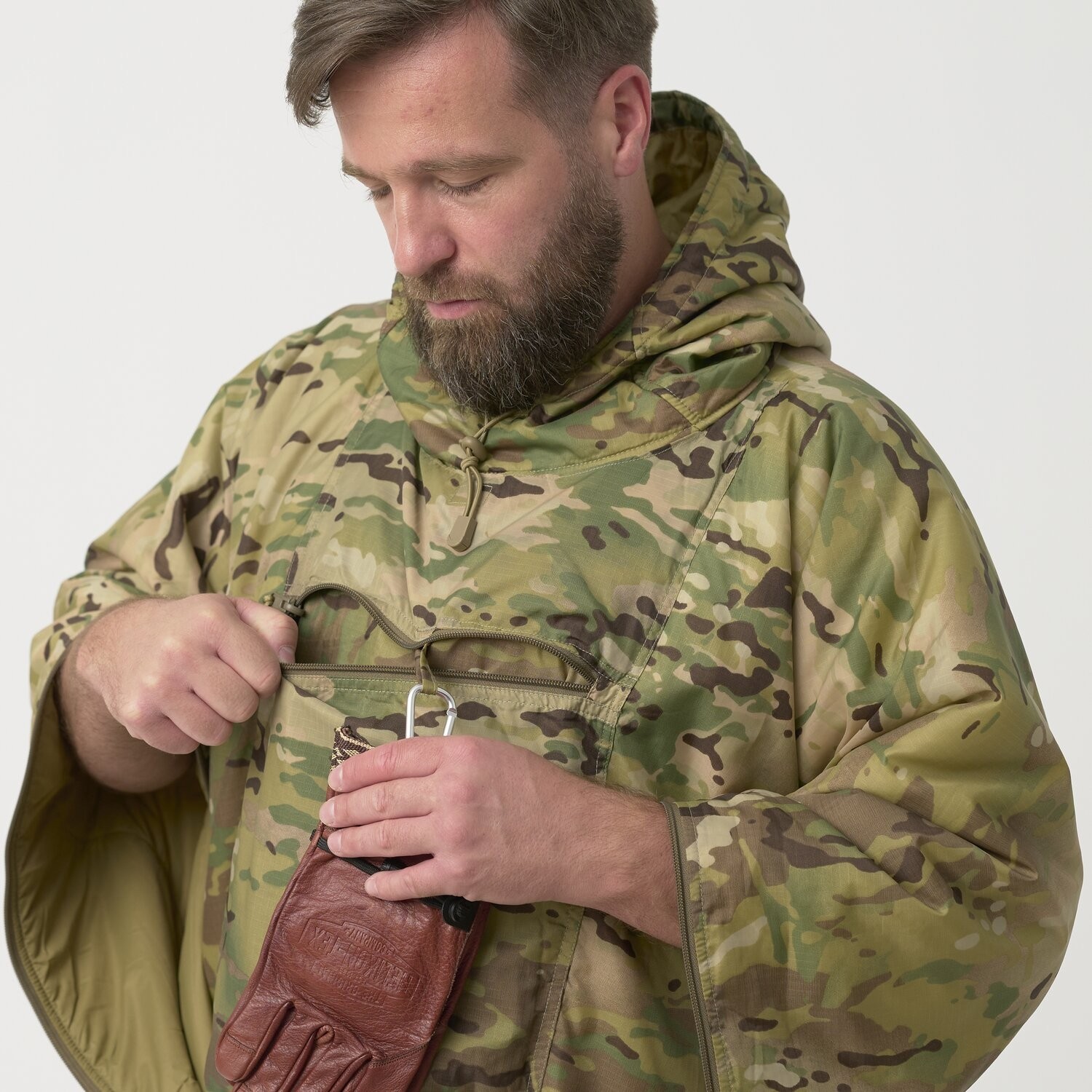Пончо утепленное Helikon SWAGMAN ROLL Poncho® Balloon-MultiCam — изображение 2