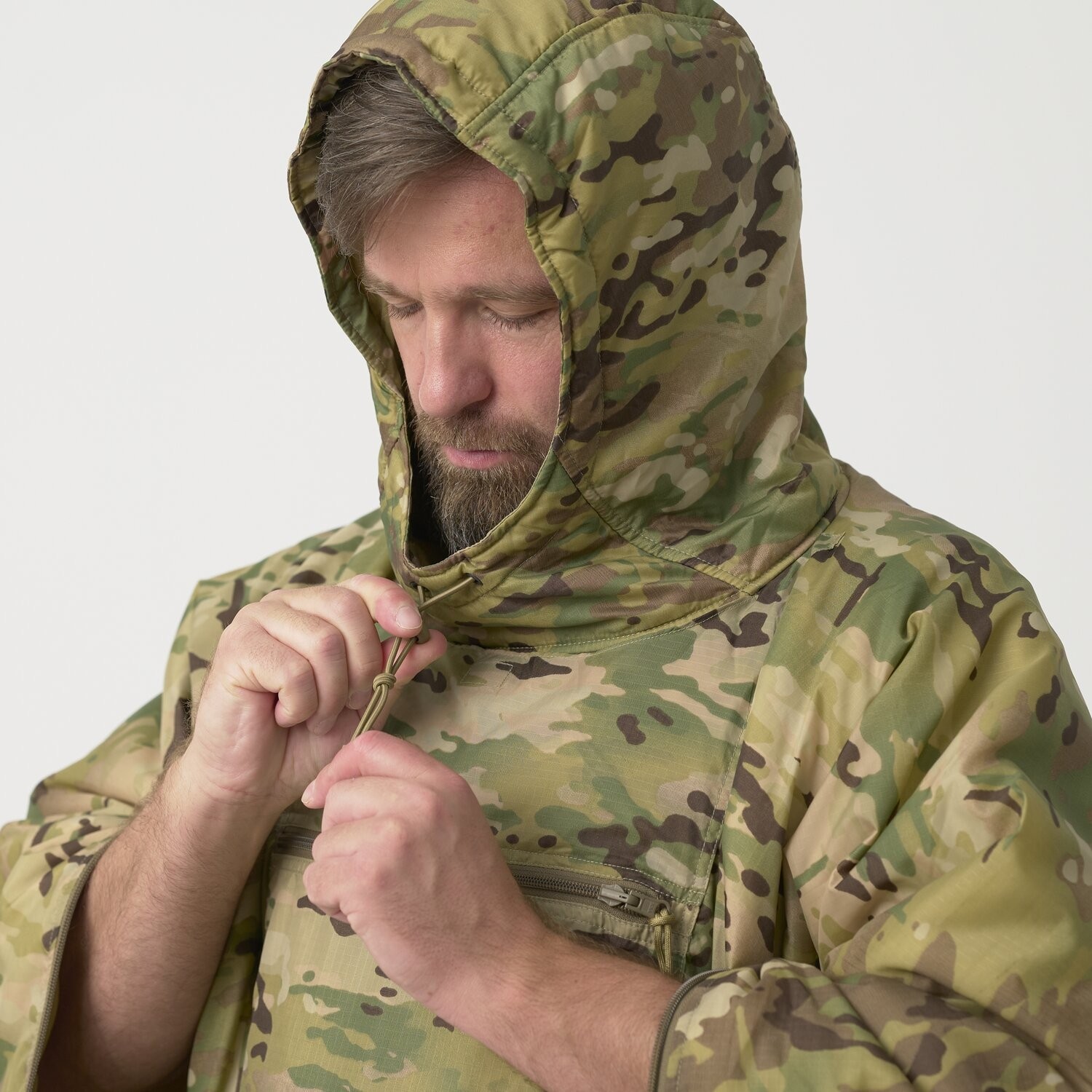 Пончо утепленное Helikon SWAGMAN ROLL Poncho® Balloon-MultiCam — изображение 3