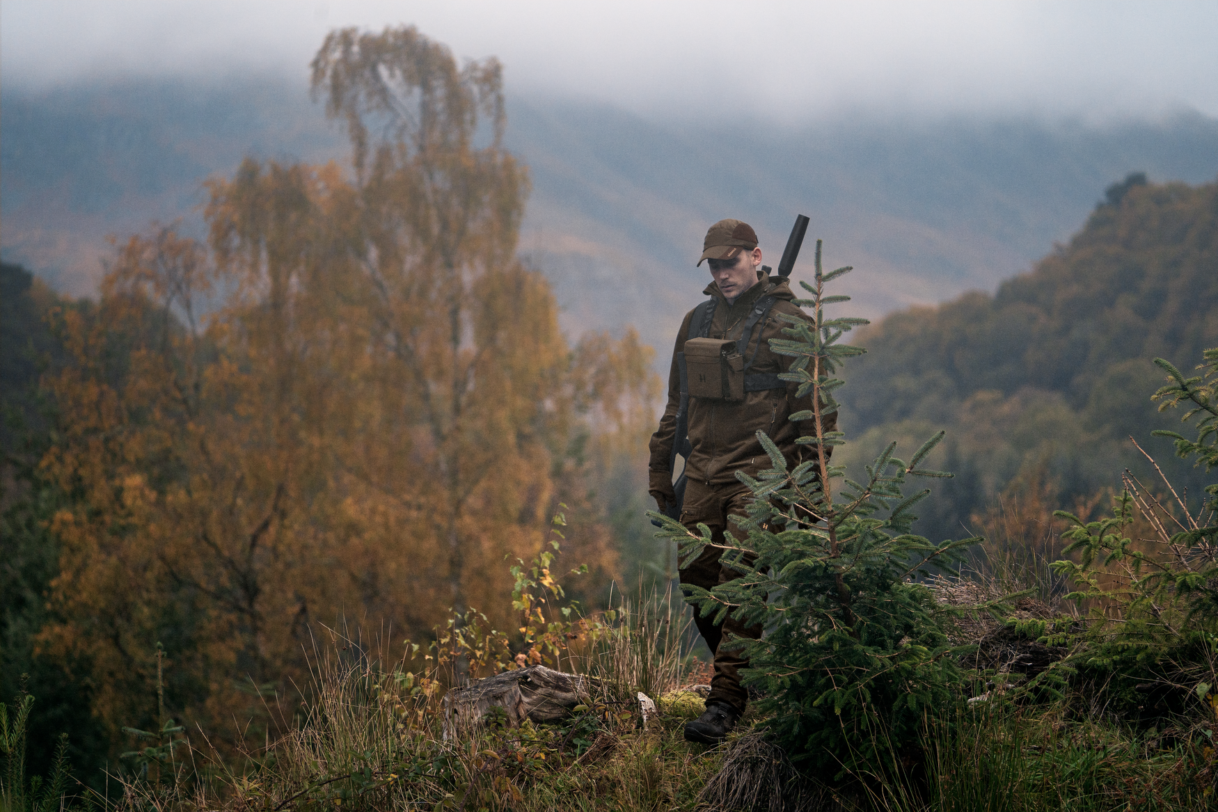Куртка Härkila Forest Hunter GTX jacket Hunting green/Shadow brown — изображение 11