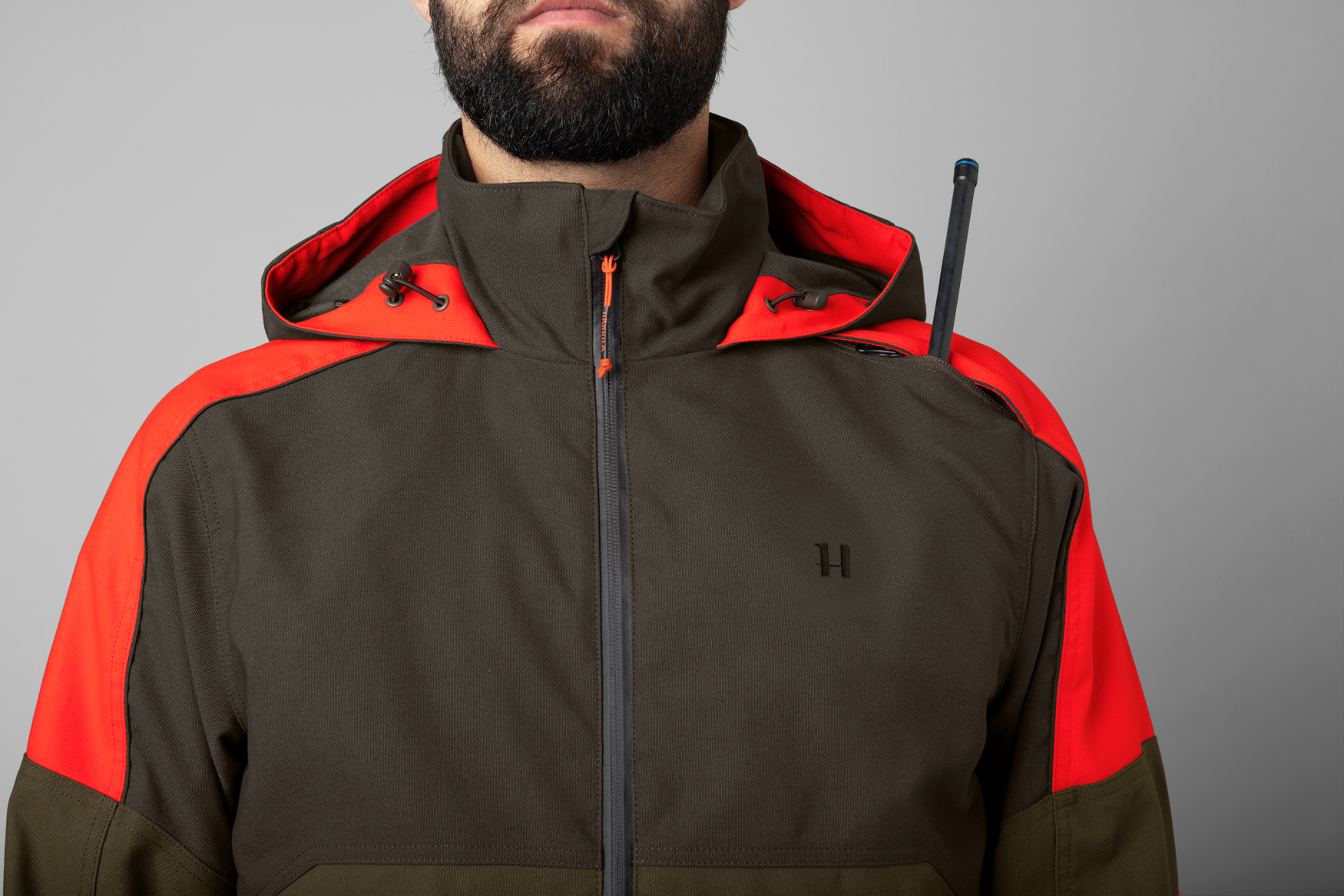 Куртка Härkila Pro Hunter Dog Keeper GTX jacket Willow green/Orange — изображение 4