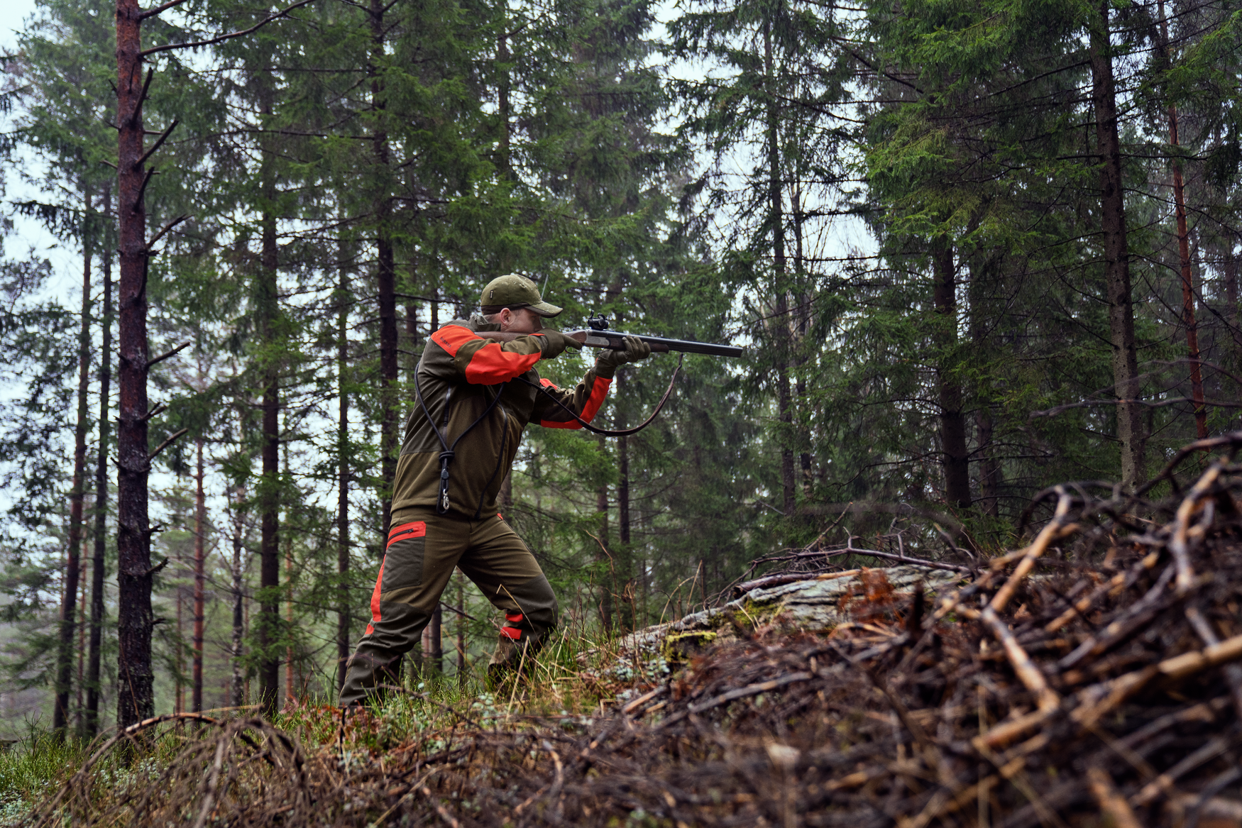 Куртка Härkila Pro Hunter Dog Keeper GTX jacket Willow green/Orange — изображение 12