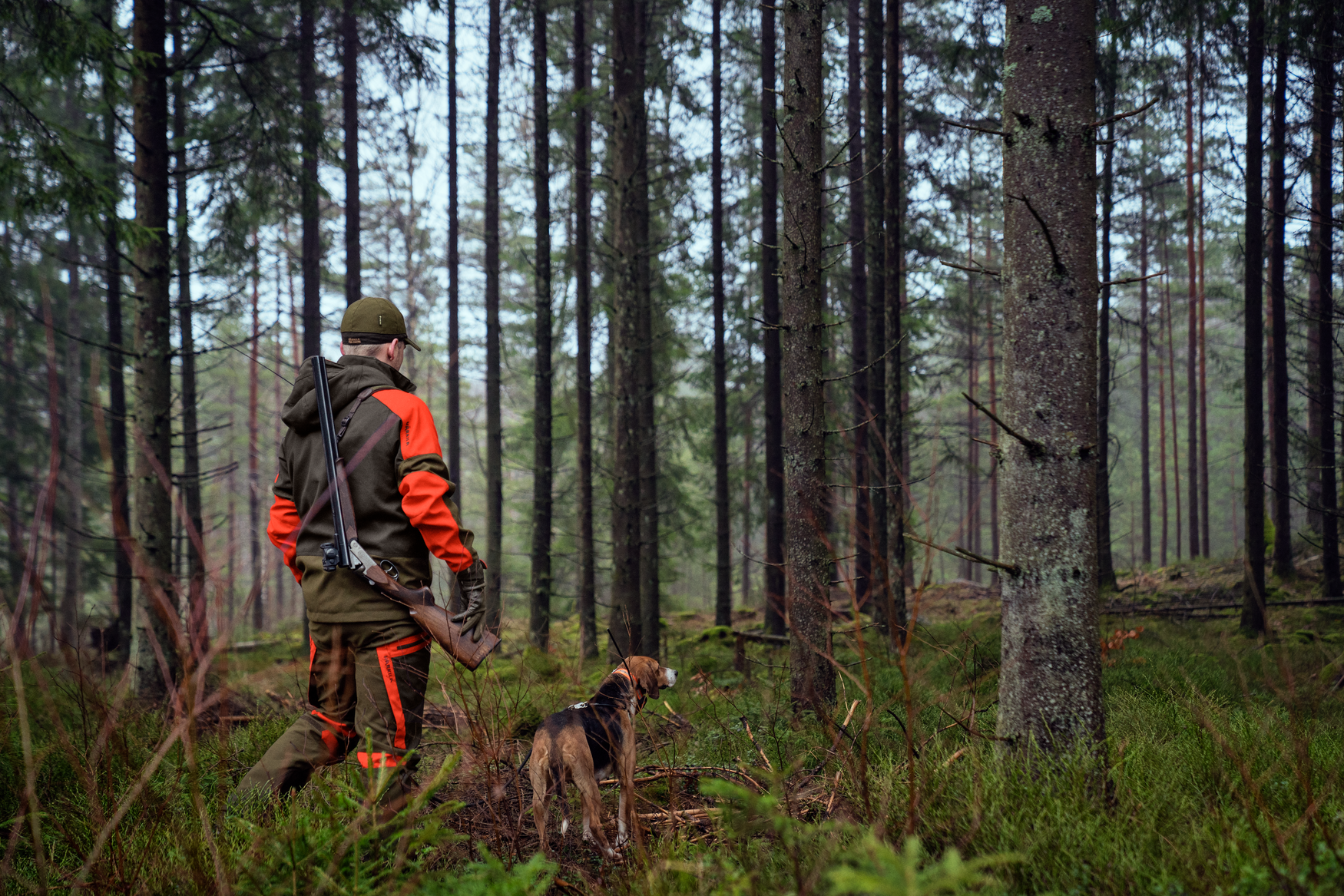Куртка Härkila Pro Hunter Dog Keeper GTX jacket Willow green/Orange — изображение 14