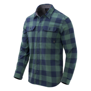 Рубашка Helikon Greyman - Nylon Solona Blend -Moss Green Checkered