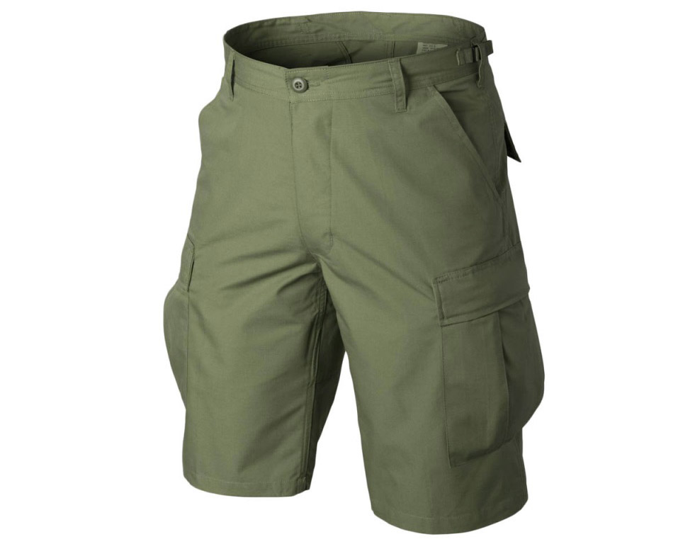 Шорты Helikon BDU Shorts - PolyCotton Ripstop - Olive Green