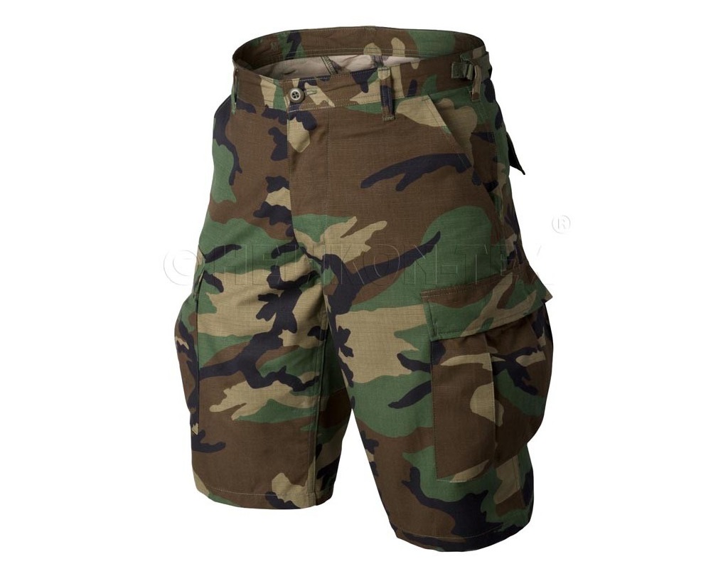 Шорты Helikon BDU Shorts - PolyCotton Ripstop - US Woodland